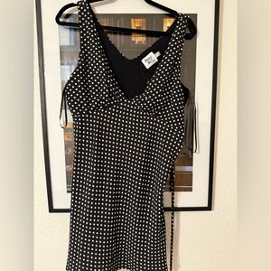 Black and White Polka Dot Dress Princess Polly